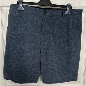 Michael Kors Navy Flat Front Shorts